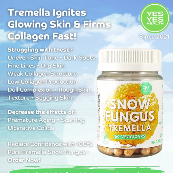Tremella Snow Fungus 100% Pure - 60 Caps