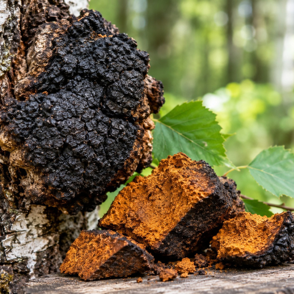 Chaga Mushrooms 100% Pure - 60 Caps