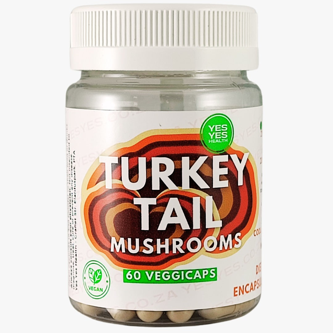 Turkey Tail Mushrooms 100% Pure - 60 Caps